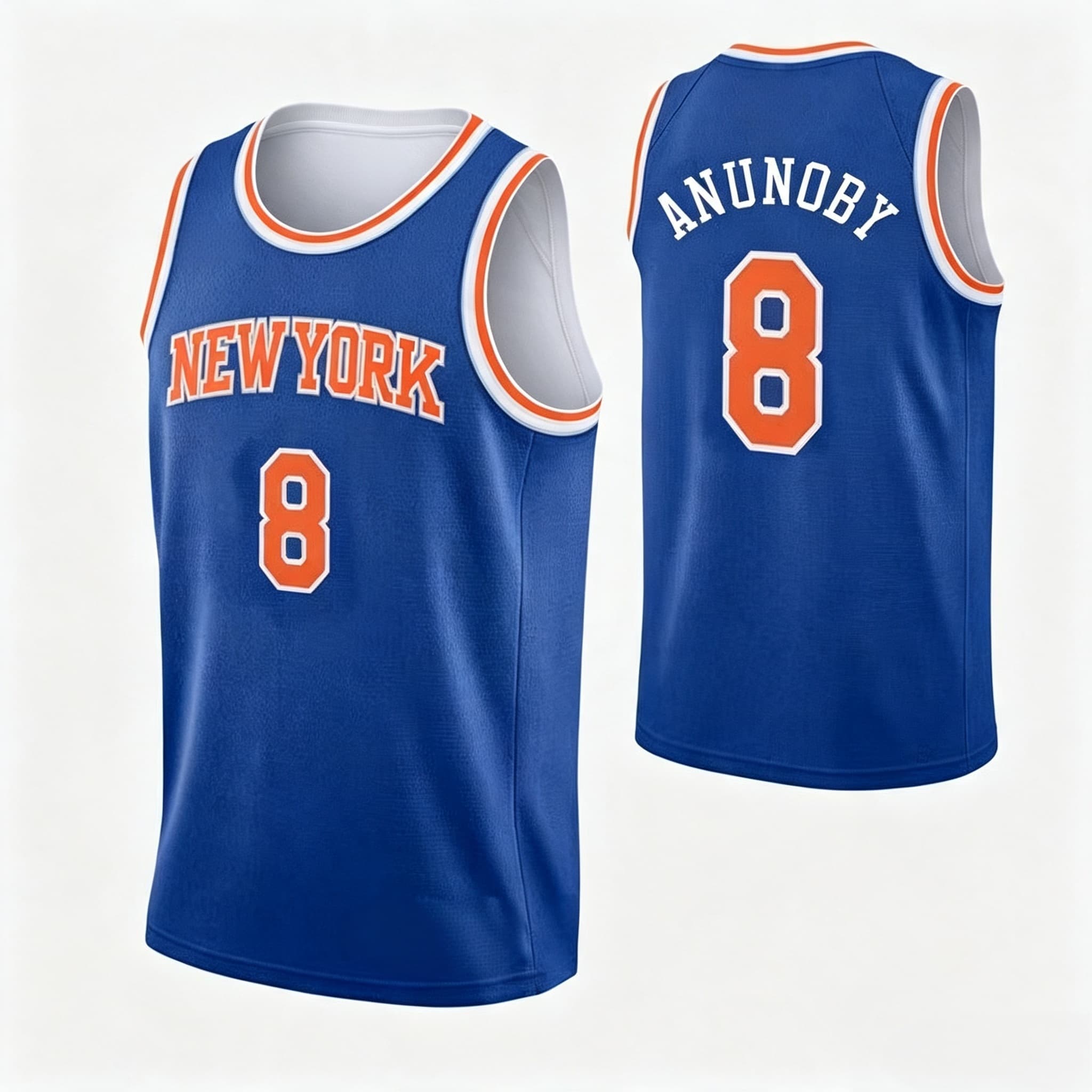 Men'S Fashion New York - Homens Anunoby # Camiseta de Basquete