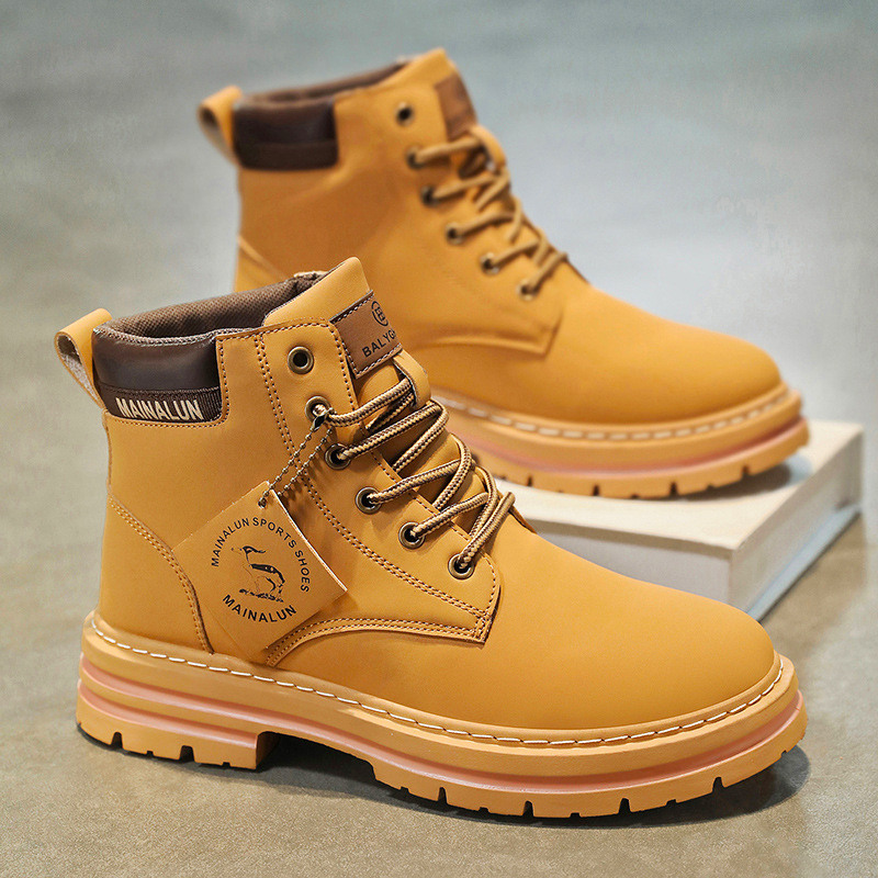 Mens Fashion Trainers - Clássico masculino botas de cano alto