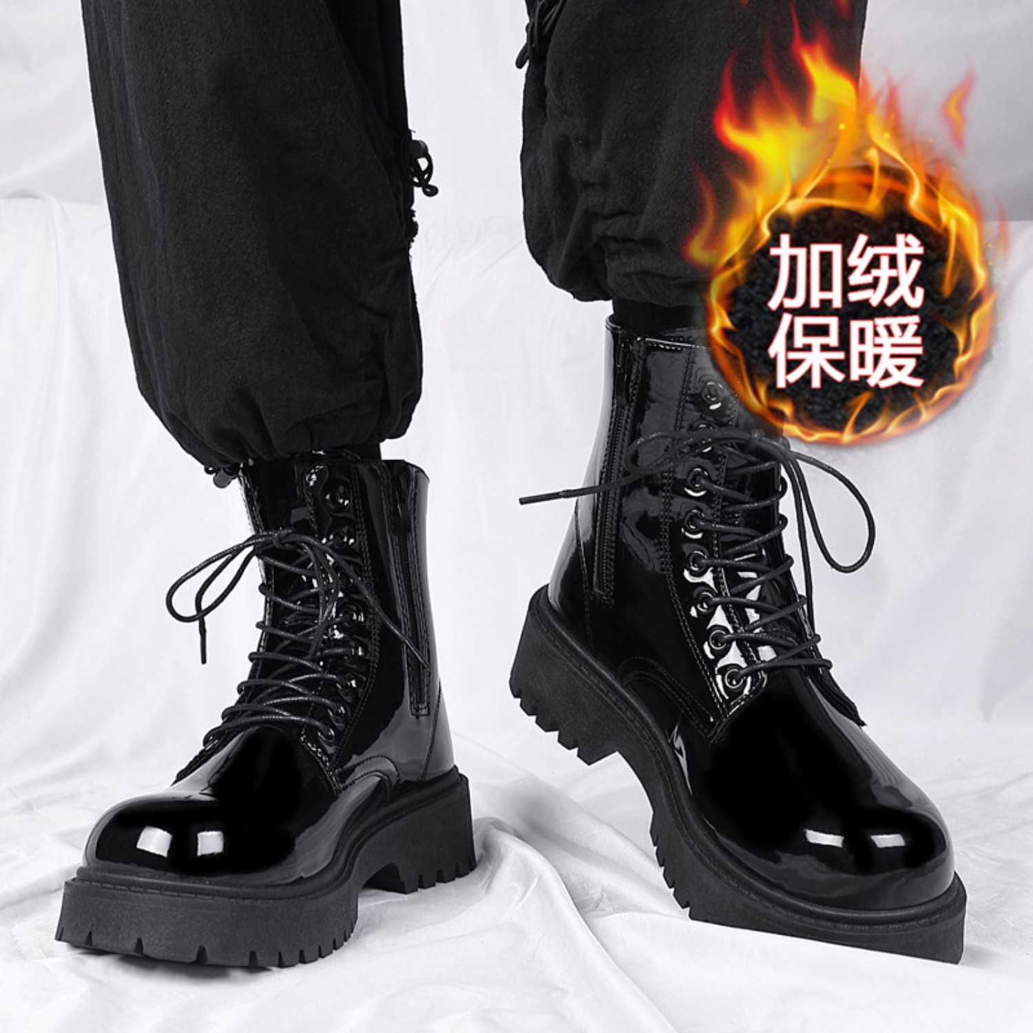 Men'S Fashion News - Botas masculinas de cano alto, quentes