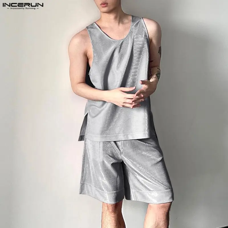 Mens Fashion Summer - Conjuntos Masculinos INCERUN: Novidade! Conjunto de
