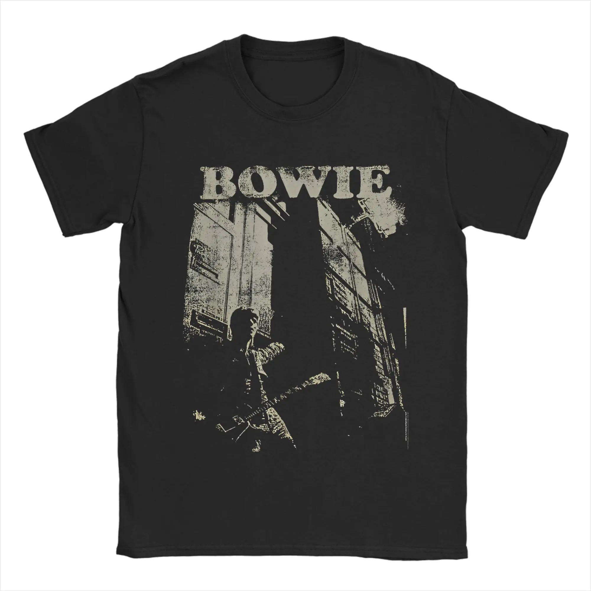 Poster Men Fashion - Camiseta Clássica Davids Bowie com Estampa