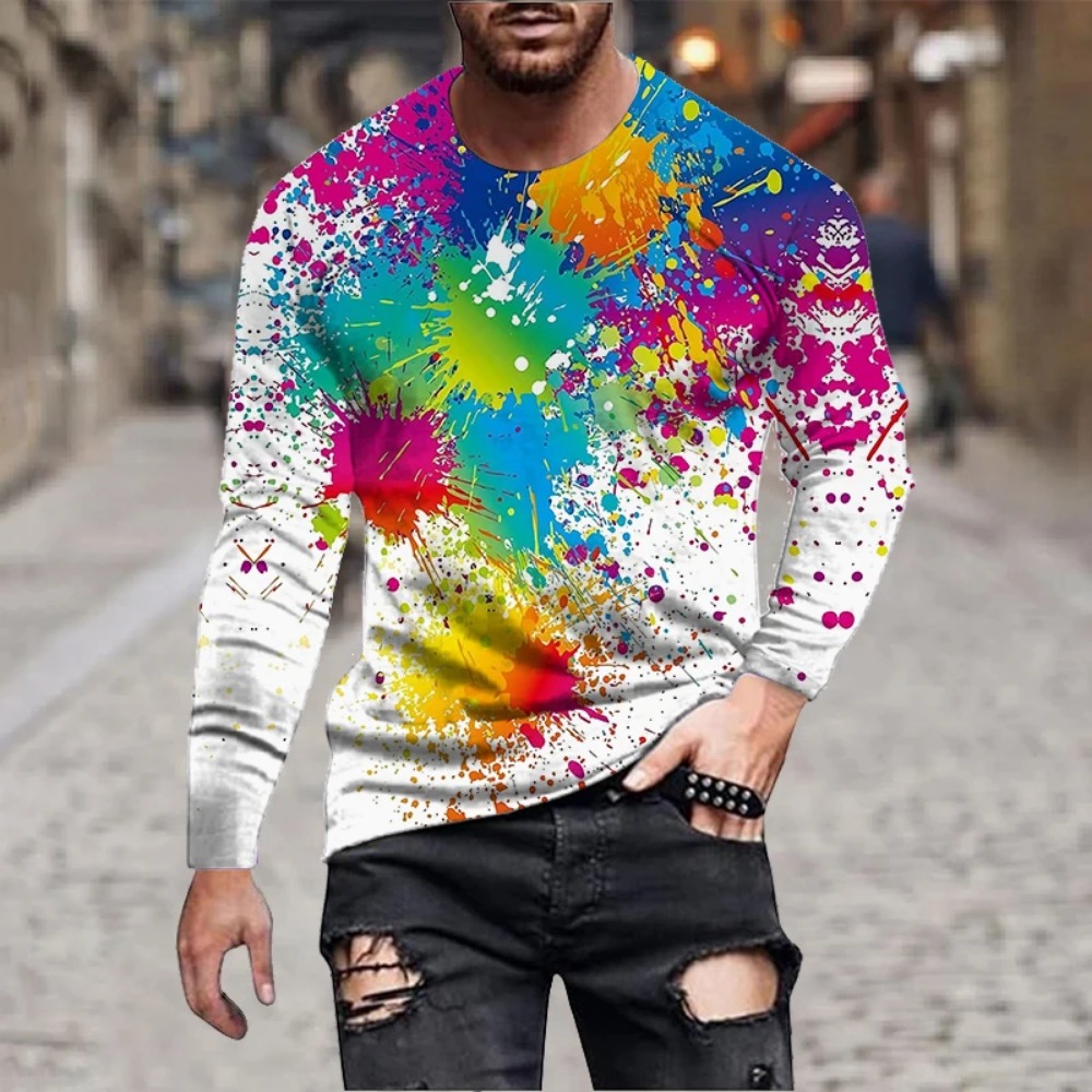 Camiseta masculina com estampa - Men'S Fashion T Shirts avaliação e preço