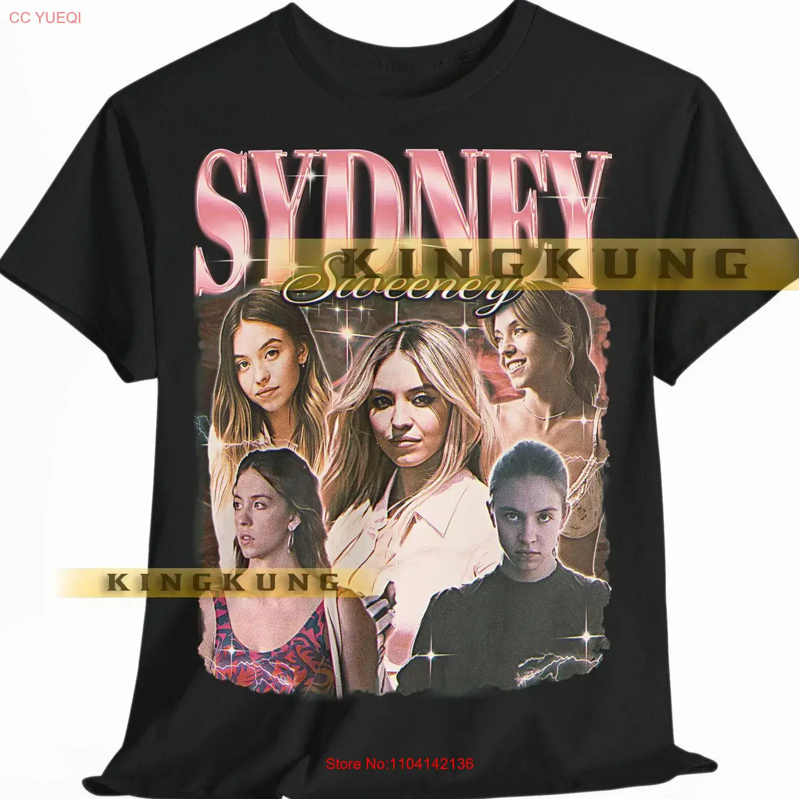 Camiseta SYDNEY SWEENEY Vintag - Men'S Fashion Sydney avaliação e preço