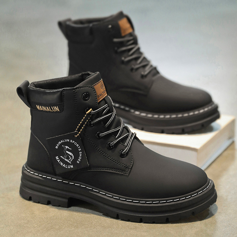 Clássico masculino botas de ca - Mens Fashion Trainers avaliação e preço