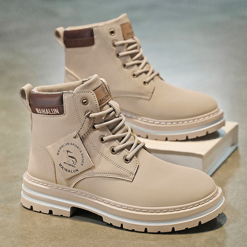 Clássico masculino botas de ca - Mens Fashion Trainers avaliação e preço