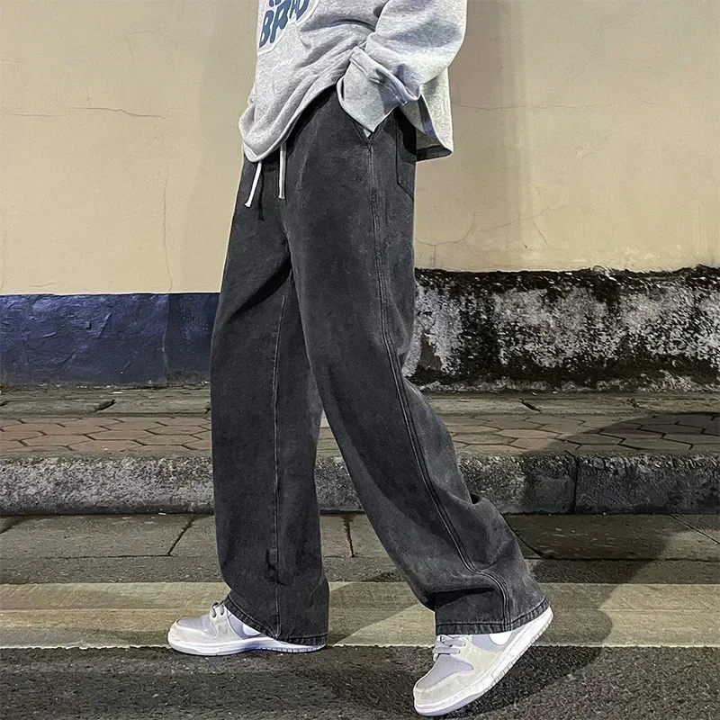 Calças Jeans Masculinas Estilo - Men'S Fashion Grey Jeans avaliação e preço