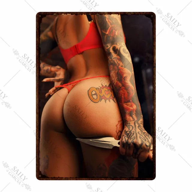 Quente sexy menina sinal de me - Poster Men Fashion avaliação e preço
