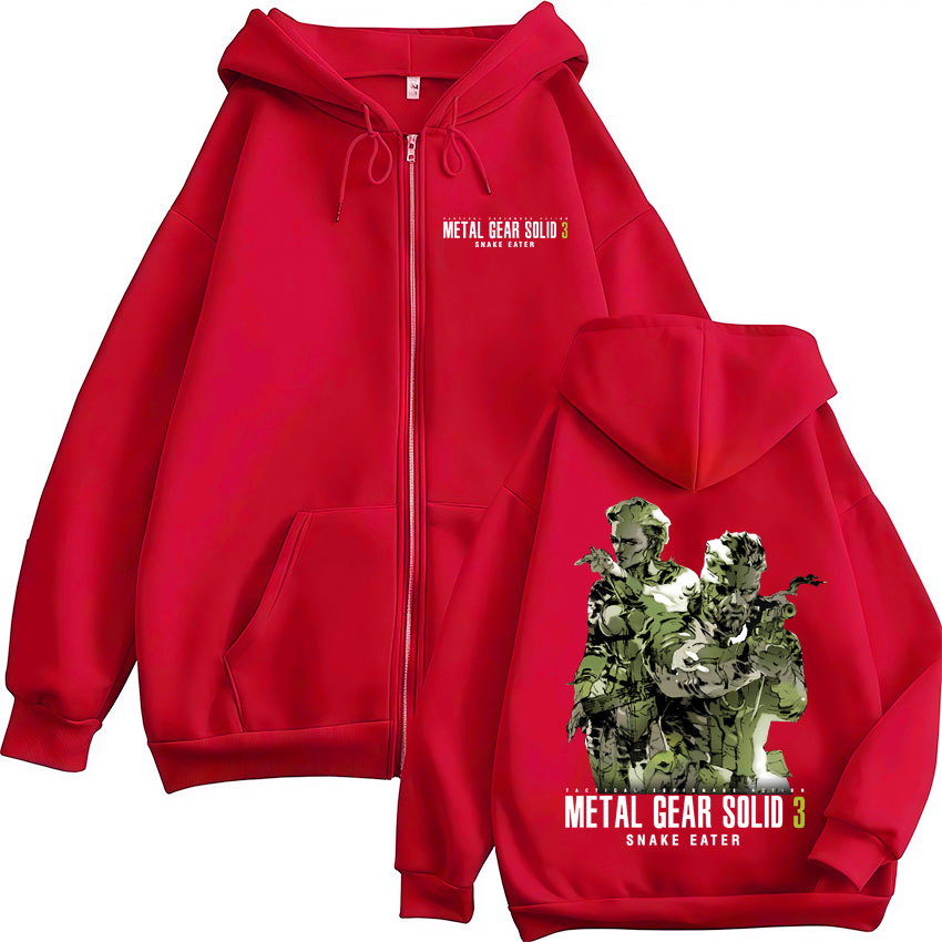 Jogo Metal Gear Solid 3 Snake  - Mens Fashion Zip Up Hoodies avaliação e preço