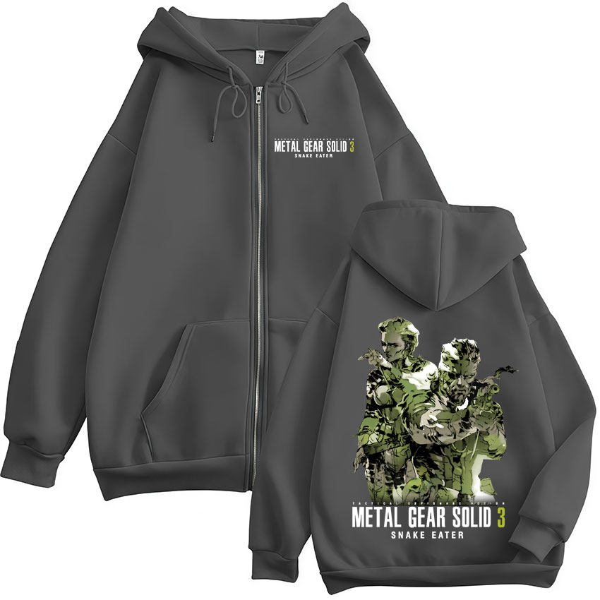 Jogo Metal Gear Solid 3 Snake  - Mens Fashion Zip Up Hoodies avaliação e preço