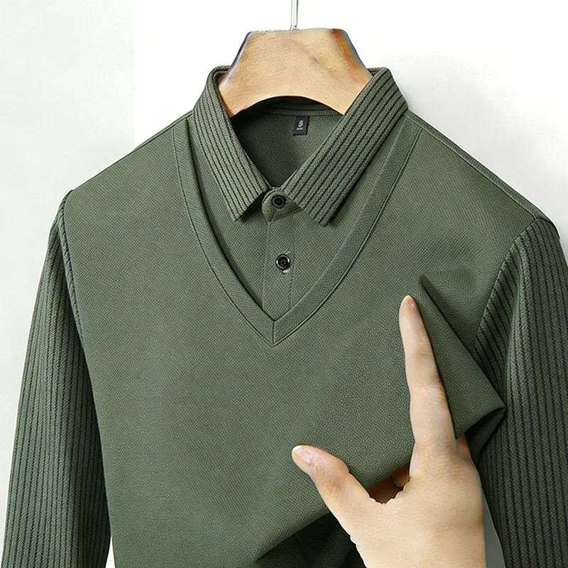 Camisa Masculina com Gola em V - Mens Fashion Clothes avaliação e preço