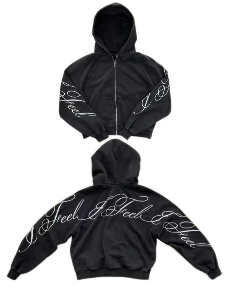 Y2k harajuku gótico carta impr - Mens Fashion Zip Up Hoodies avaliação e preço
