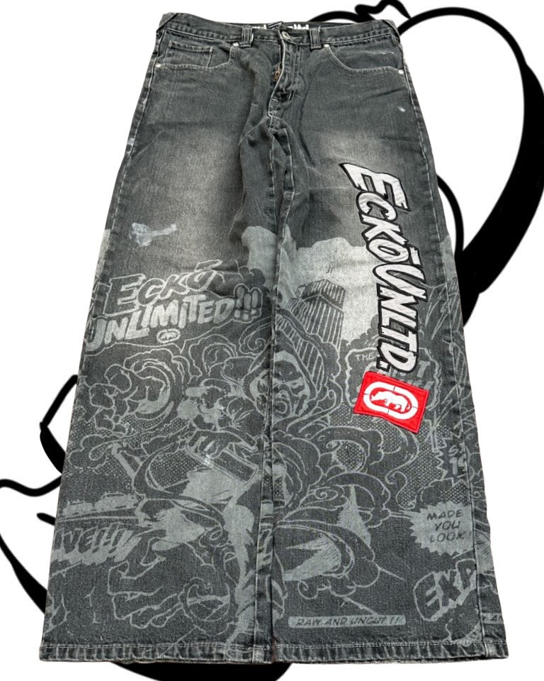 Calças Jeans Americanas Estamp - Men'S Fashion Grey Jeans avaliação e preço