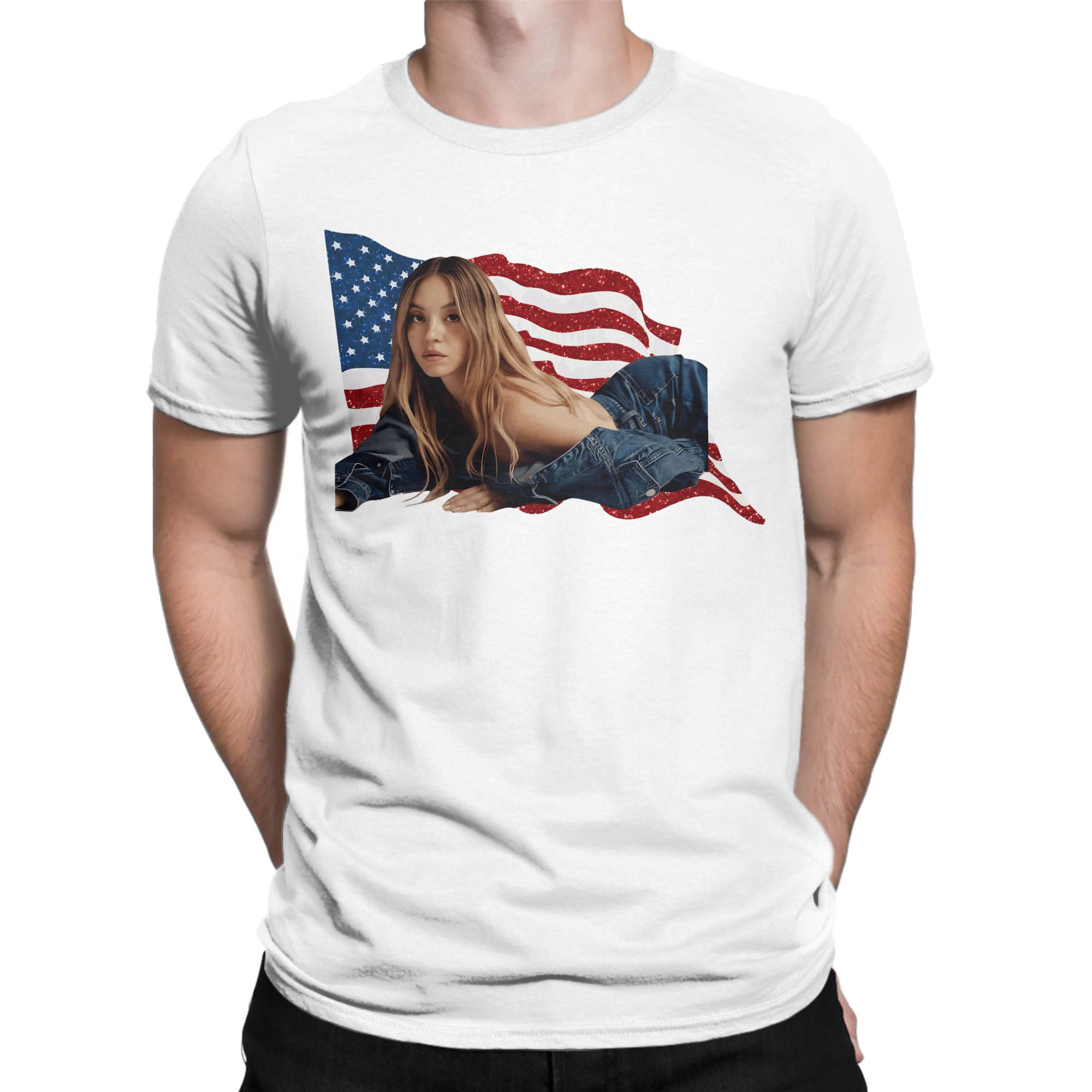 Sydney sweeney algodão t camis - Men'S Fashion Sydney avaliação e preço