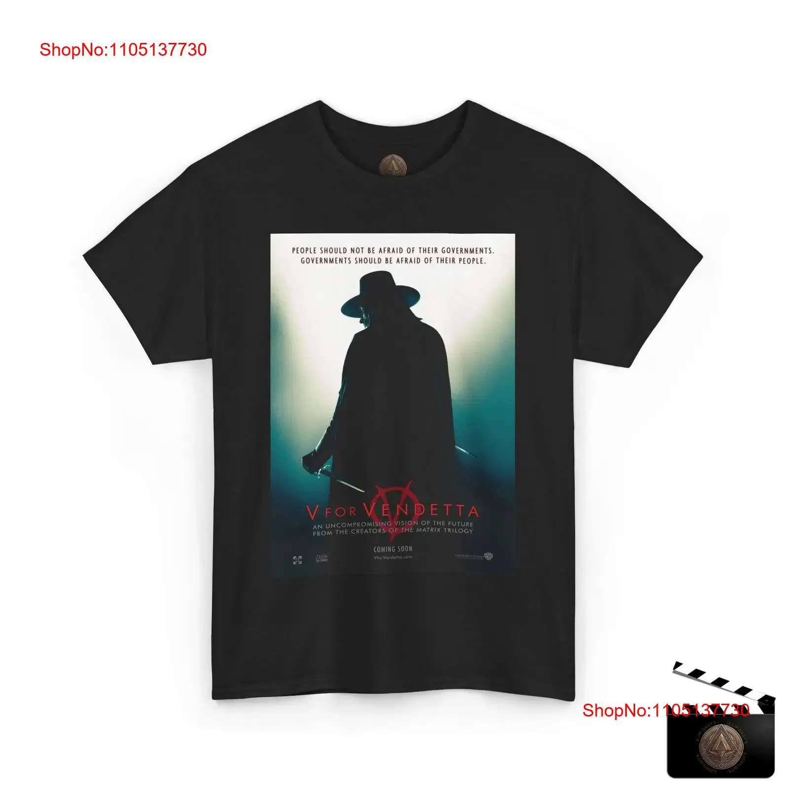 V para vingança retro filme ca - Poster Men Fashion avaliação e preço