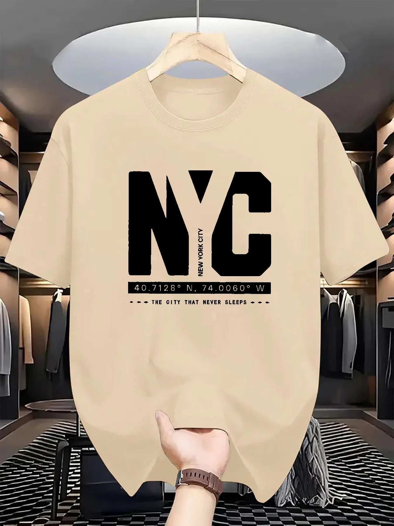 Camiseta Masculina de Verão co - Men'S Fashion New York avaliação e preço