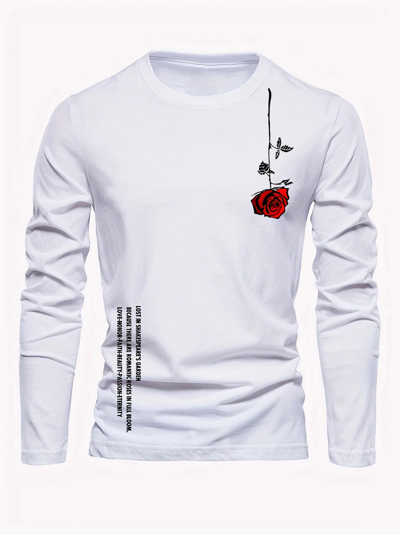 100% algodão puro masculino ma - Men'S Fashion T Shirts avaliação e preço