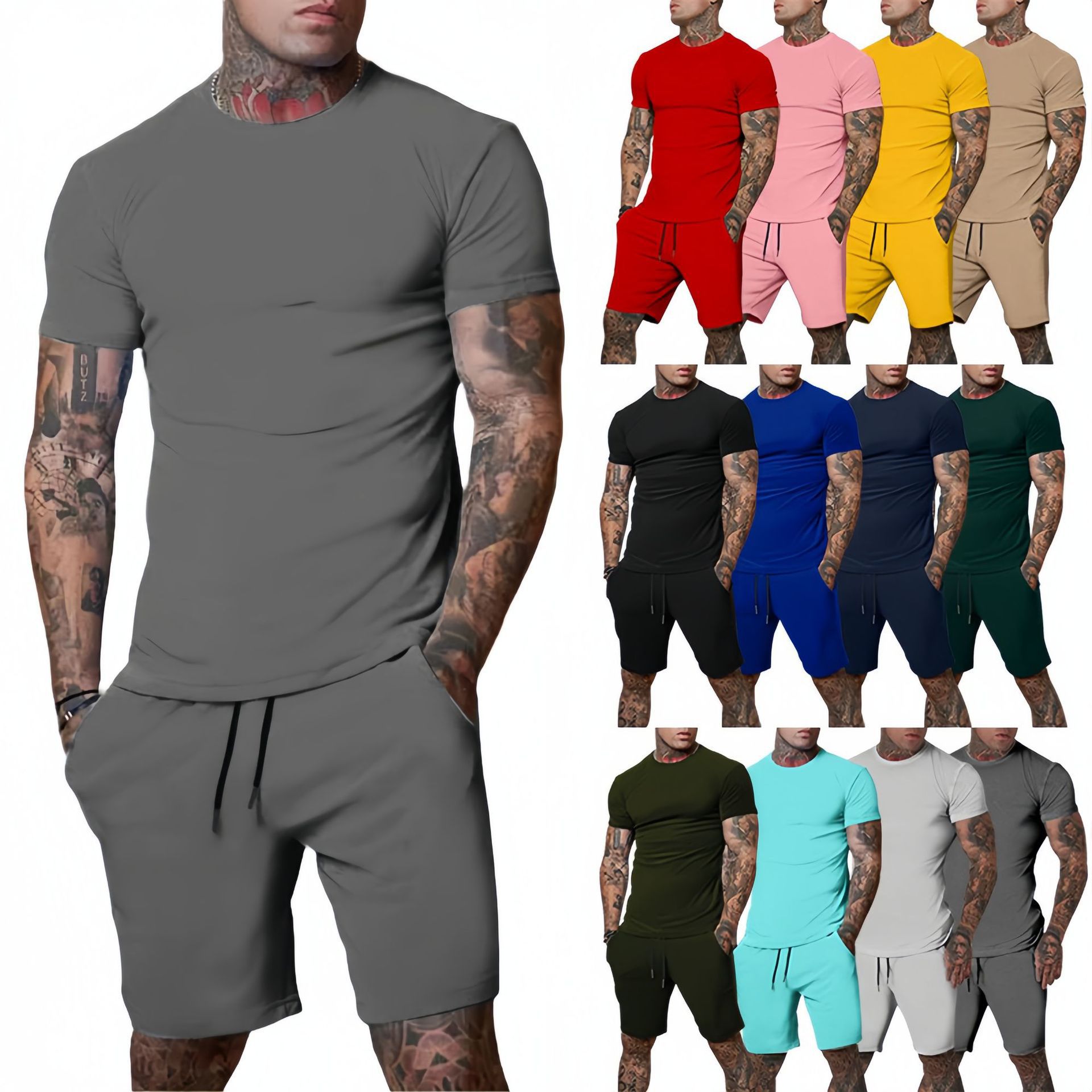 Conjunto de Roupas de Verão Fa - Men'S Fashion Videos avaliação e preço