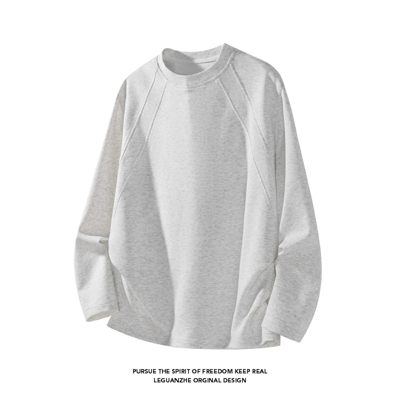 Camiseta Masculina de Manga Lo - Men'S Fashion T Shirts avaliação e preço